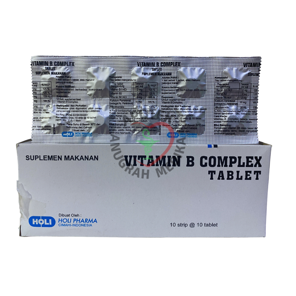 VITAMIN B COMPLEX STRIP 10 TABLET