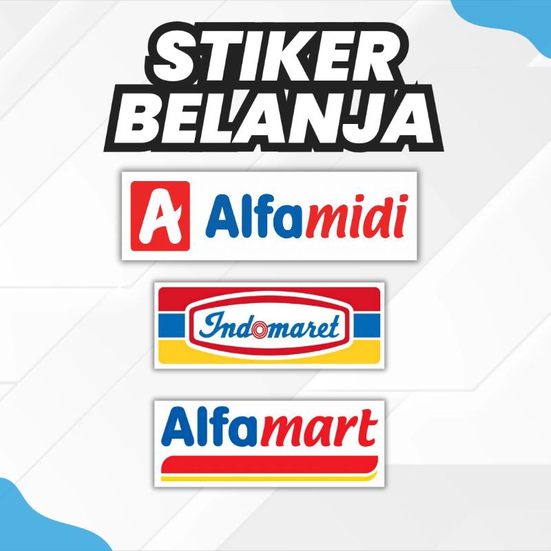 

STIKER INDOMARET ALFAMART ALFAMIDI | STIKER ETALASE TOKO