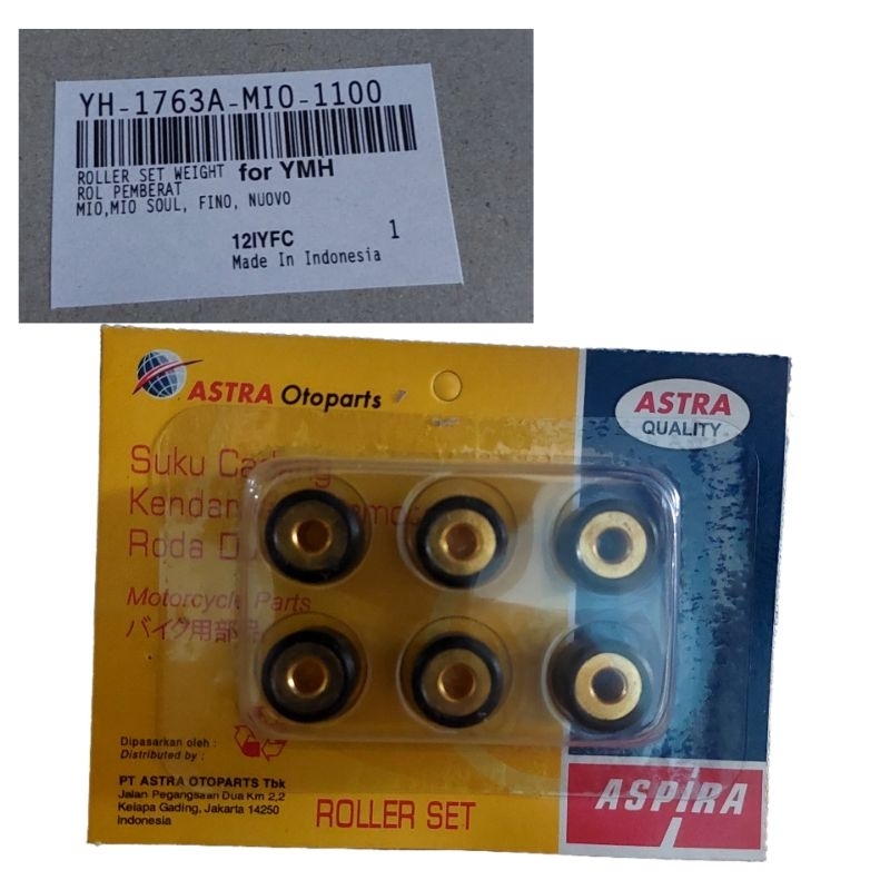 Roller Set Mio Karbu Mio Sporty Original Asli