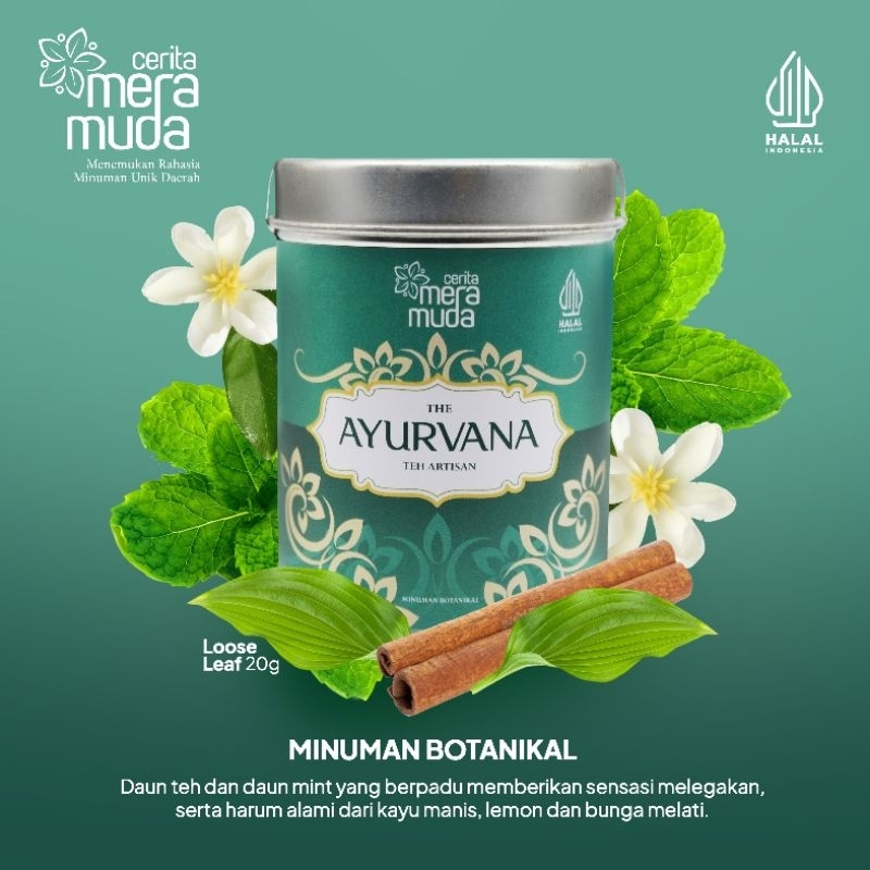 

Ayurvana | Minuman Teh Rempah Aroma Daun Mint | Cerita Meramuda | 20 gr