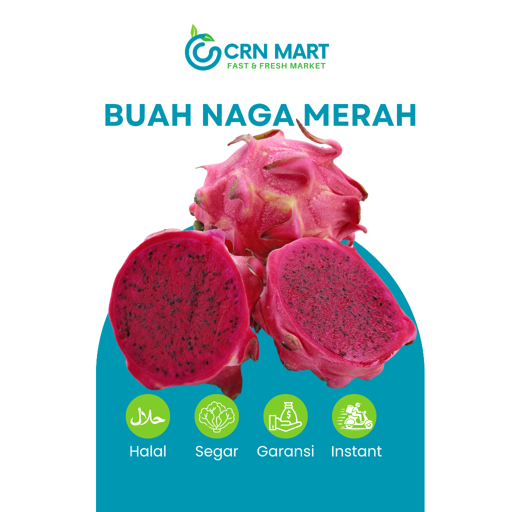 

CRN MART - Buah Naga Merah Segar/Buah-buahan Segar/Buah Naga Merah Fresh 1 kg