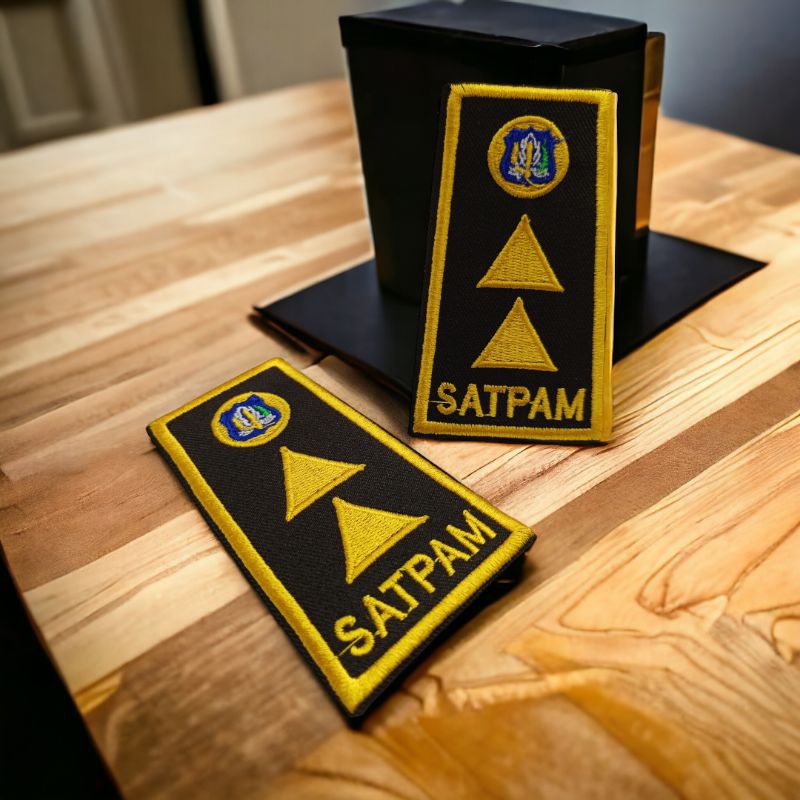 pangkat bordir satpam - pangkat gada madya satpam security