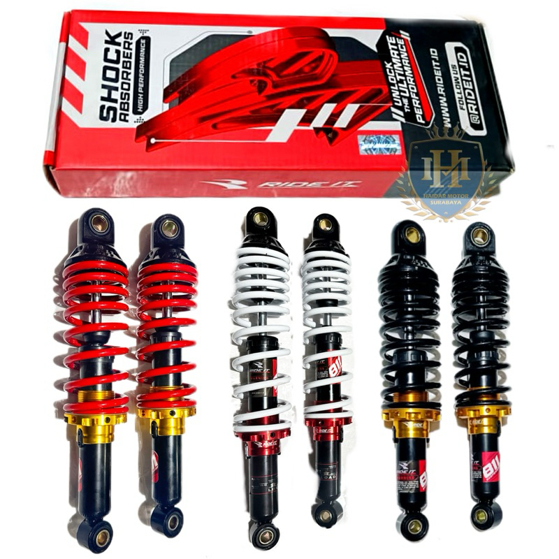 Shock belakang ride it tidak tabung ukuran 280/320/340/ Shock ride it buat motor bebek