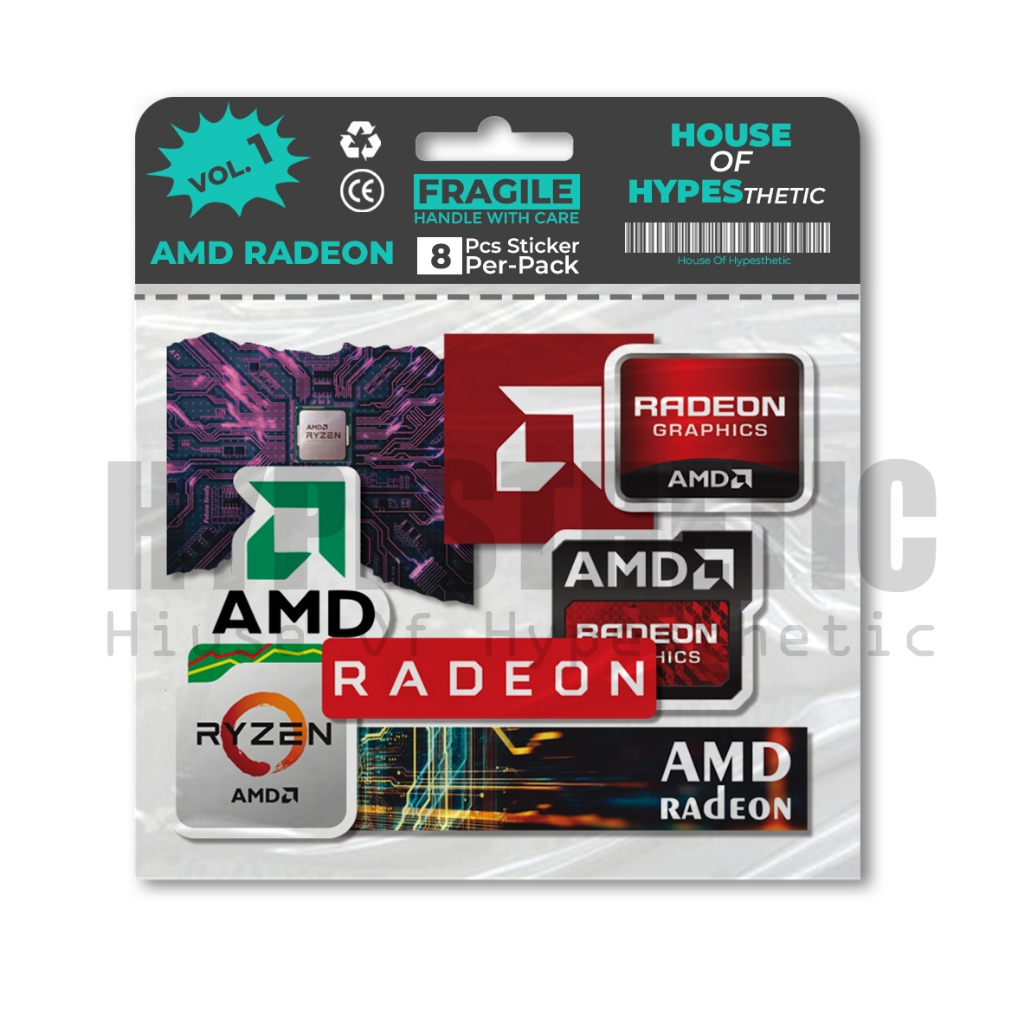 

Sticker Hypebeast and Aesthetic Hypesthetic Waterprooft untuk Case Hp, Laptop, dsb || ROG AMD