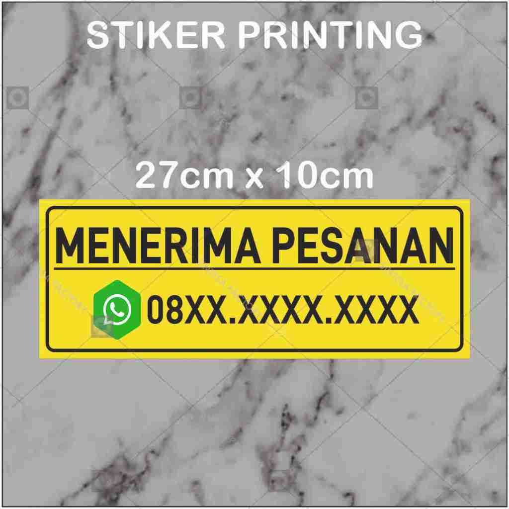 

Stiker Menerima Pesanan Stiker Printing