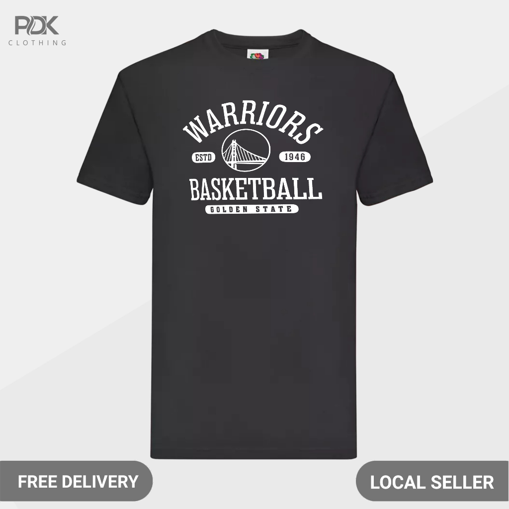 Kaos Pria Baju Basketball NBA Golden State Warriors Calling Plays