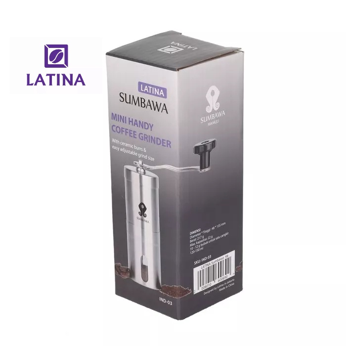 Grinder Coffee Manual LATINA SUMBAM