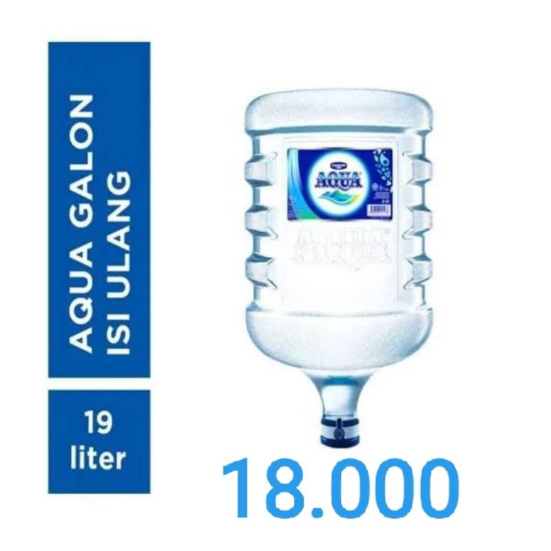 

Air Minum Dalam Kemasan Galon merk Aqua 19L