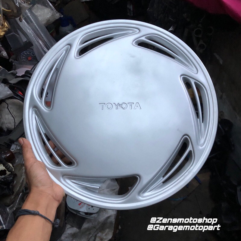 Wheel Dop Weldop Cover Velg Toyota Kijang Build Up Ring 13 Ori Copotan