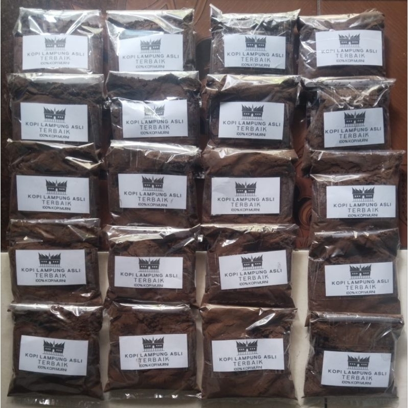 

Kopi Lampung Asli 100% (kemasan 100gr)