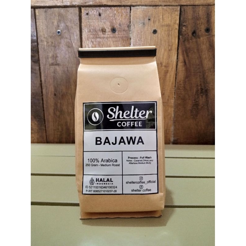 

Kopi Arabika Bajawa 250 gr - by Shelter Coffee