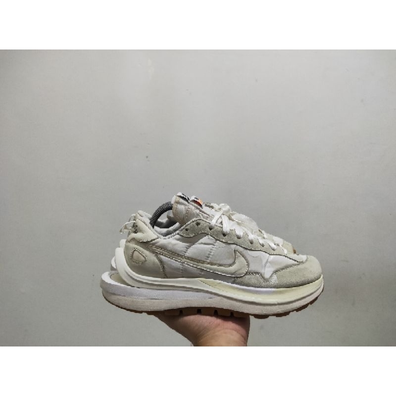 Nike Sacai Vaporwaffle Triple White Second Size 44