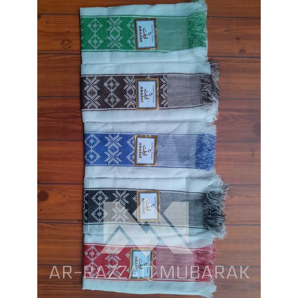 Sorban Tenun Arafat Songket/Surban Oleh Oleh Umroh Haji Premium