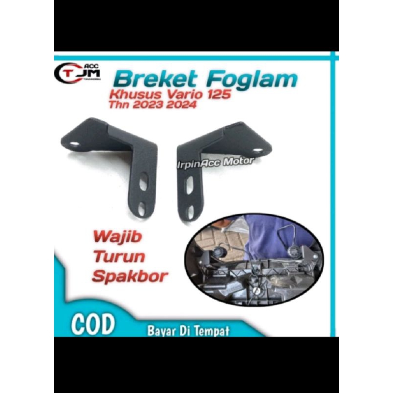Breket Foglam Vario 125 New 2023 2024 Duduk Lampu D2 Laser PNP Vario
