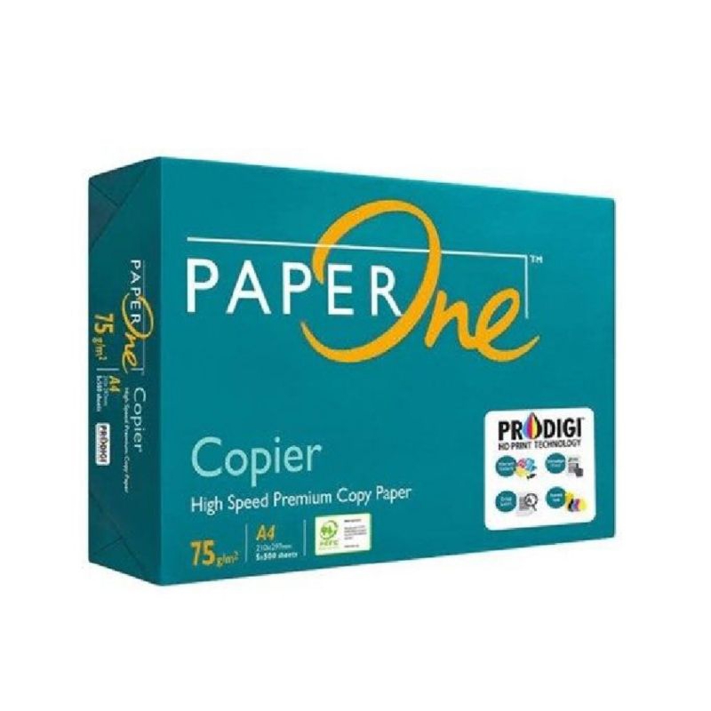 

KERTAS HVS-PAPER ONE A4-75 GRAM/KERTAS FOTO COPY/KERTAS POLOS/KERTAS KANTOR
