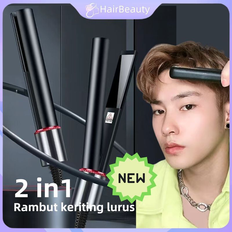 HIB-0066 NEW Korea Catokan Rambut 2in1 pengkriting rambut pria laki laki buat cowok tukang cukur pen
