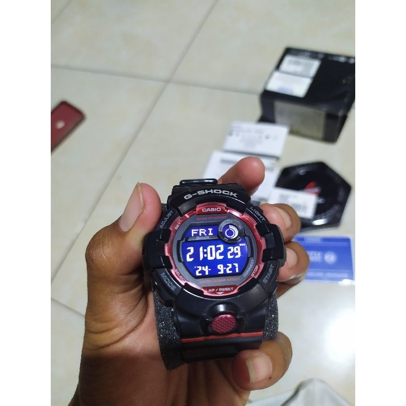 Gshock GBD-800-1DR bekas/second original