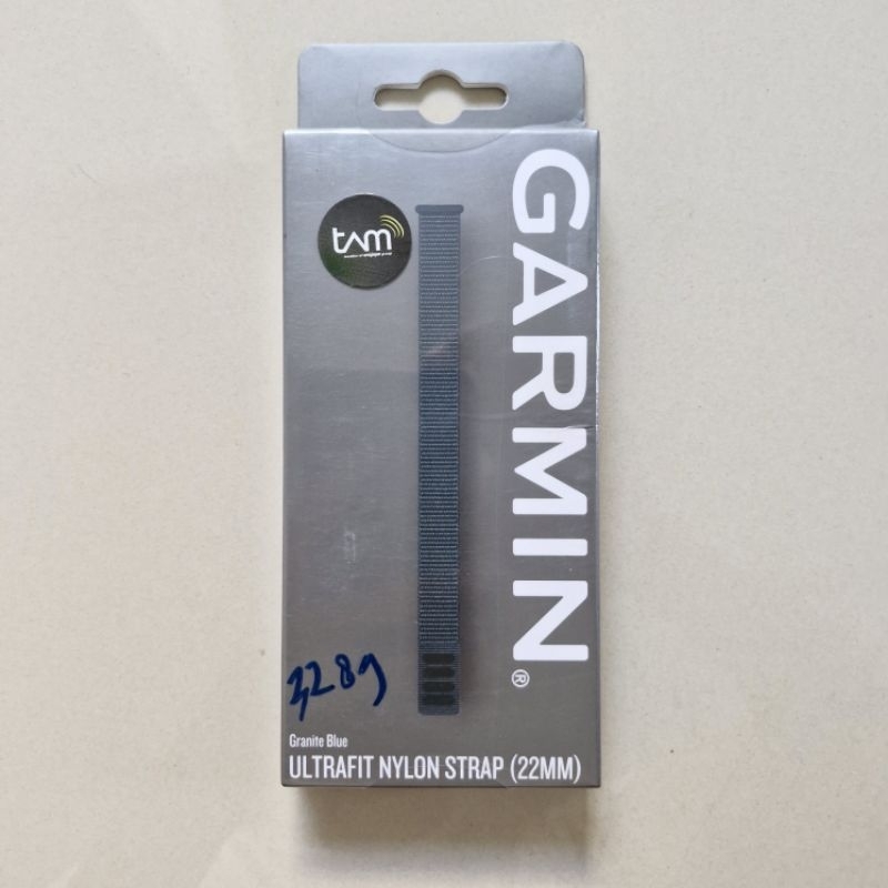 Strap Garmin Ultrafit Nylon 22mm Granite Blue 