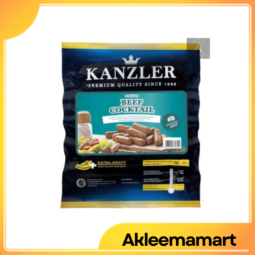 

Kanzler Sosis Beef Cocktail 250gr