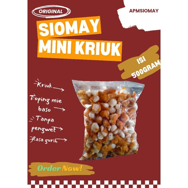 

siomay mini kering 500g