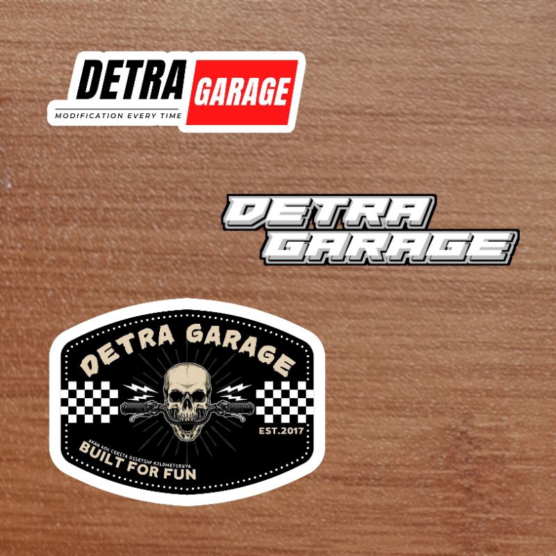 

Stiker Merch Detra Garage