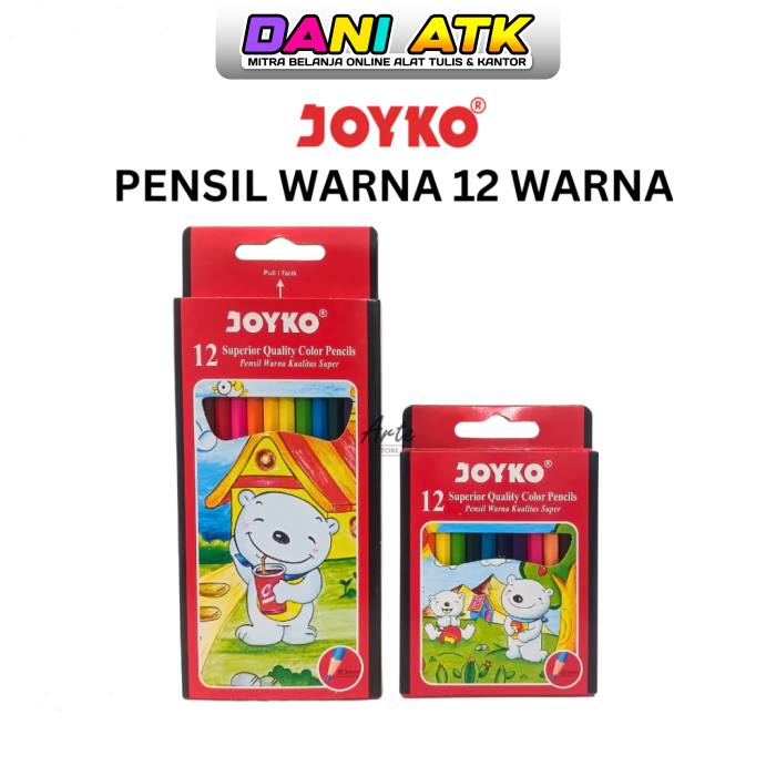 

JOYKO - Pensil Warna 12 CP-S12 / CP-12PB