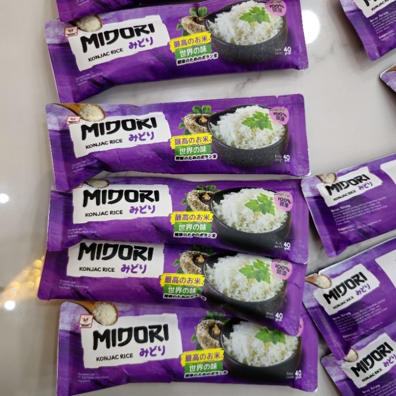 

BERAS PORANG ASLI MIDORI 40g instan seduh