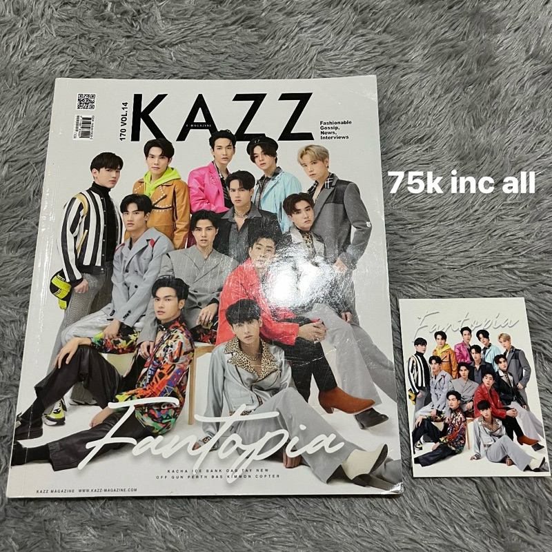 MAJALAH KAZZ MAGAZINE FANTOPIA OFFGUN TAYNEW OFFICIAL GMMTV