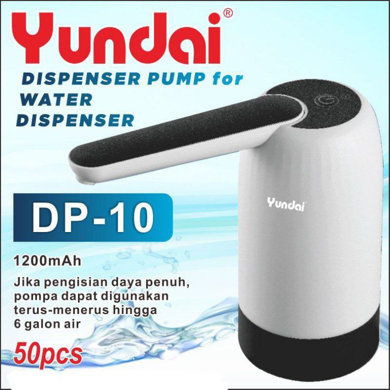 Pompa Galon Dispenser Air Elektrik Portable Steele