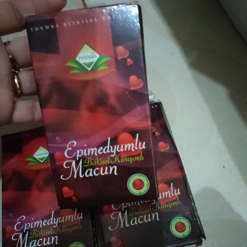 

madu macun epymedyumlu isi 6 sachet dengan box
