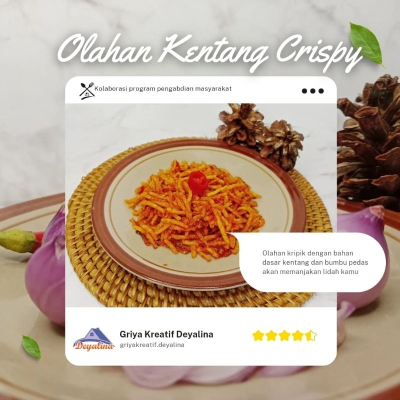 

Bawang Goreng Kentang Bumbu Mbak Vy
