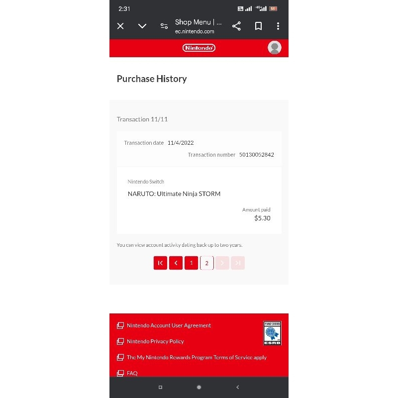 akun nintendo switch