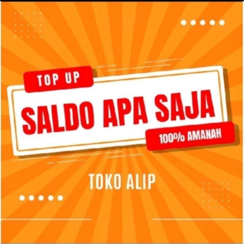 

sticker Topup label danaa new