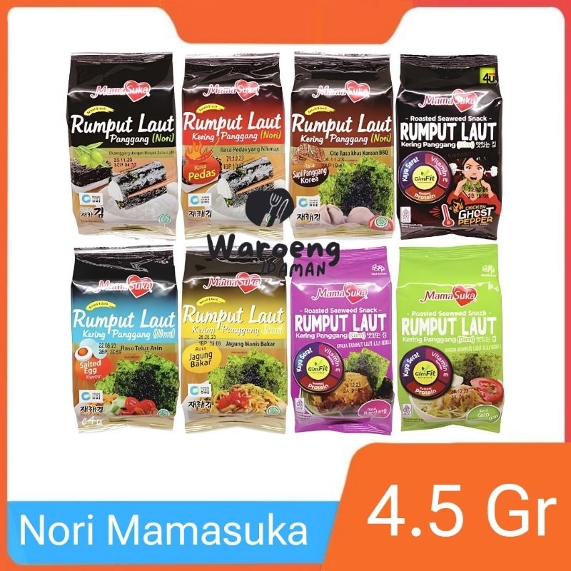 

Nori Rumput Laut Mamasuka Slice Murah Korean Food