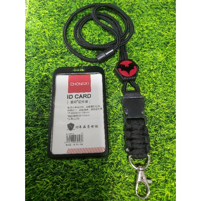 

lanyard hexa tali gantungan id card holder custom logo