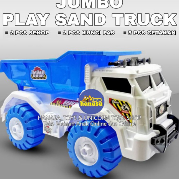 Kualitas Terkini   Truk Besar  2Pcs Sekop besar  5pcs cetakan  2pcs mainan obeng Mainan Truk Pasir b