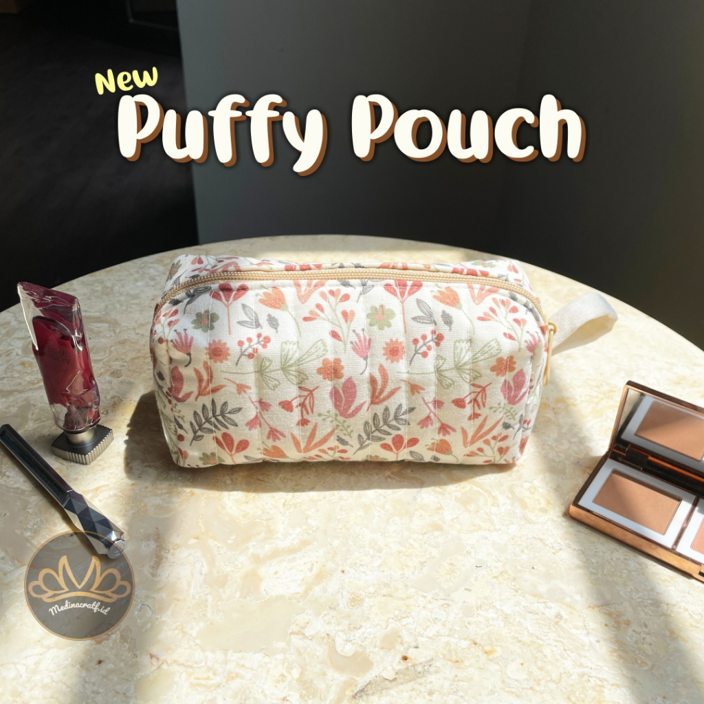 NEW | Puffy Pouch | Souvernir Pouch bisa Custom Desain full Colour Sublim buat make up organizer dll