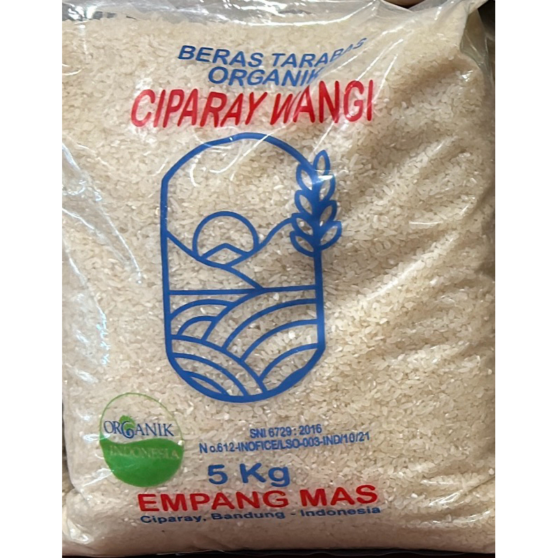 

Beras Jepang Organik Tarabas Ciparay Wangi
