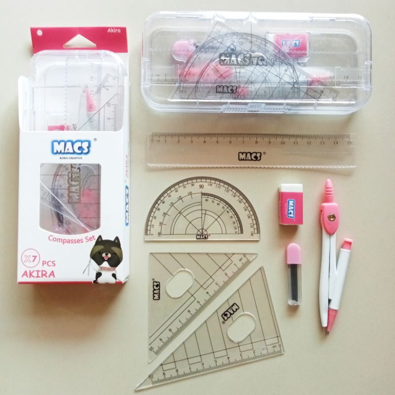 

Jangka Set Macs Akira Chubbs Set 7 Pcs ( Set ) [ Original ]