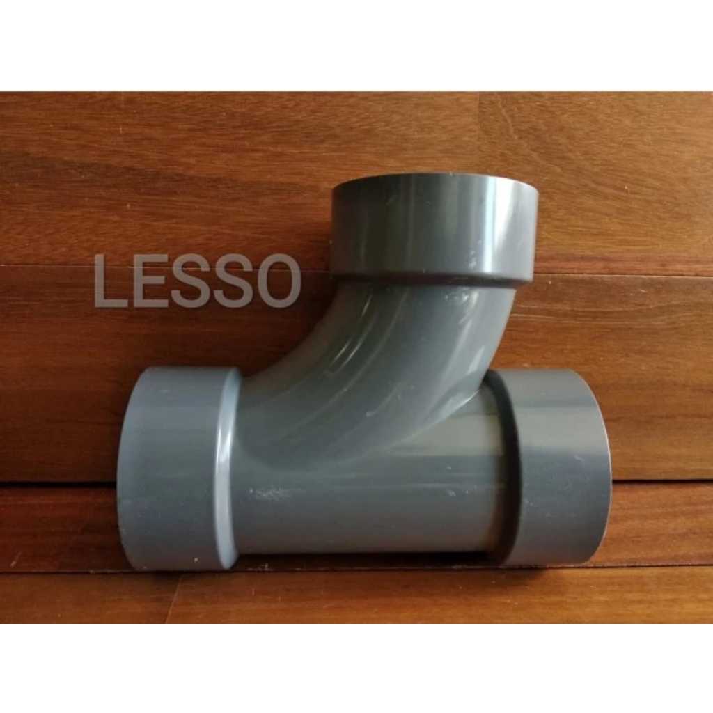 Tee Y 90* Derajat PVC Lesso D Tee Y Branch Tee Sambungan Pipa PVC