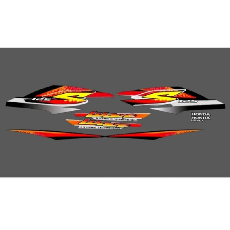 STRIPING KHARISMA 125/WAVE MOTIF ALA THAILAND