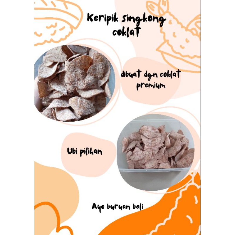 

Keripik singkong coklat
