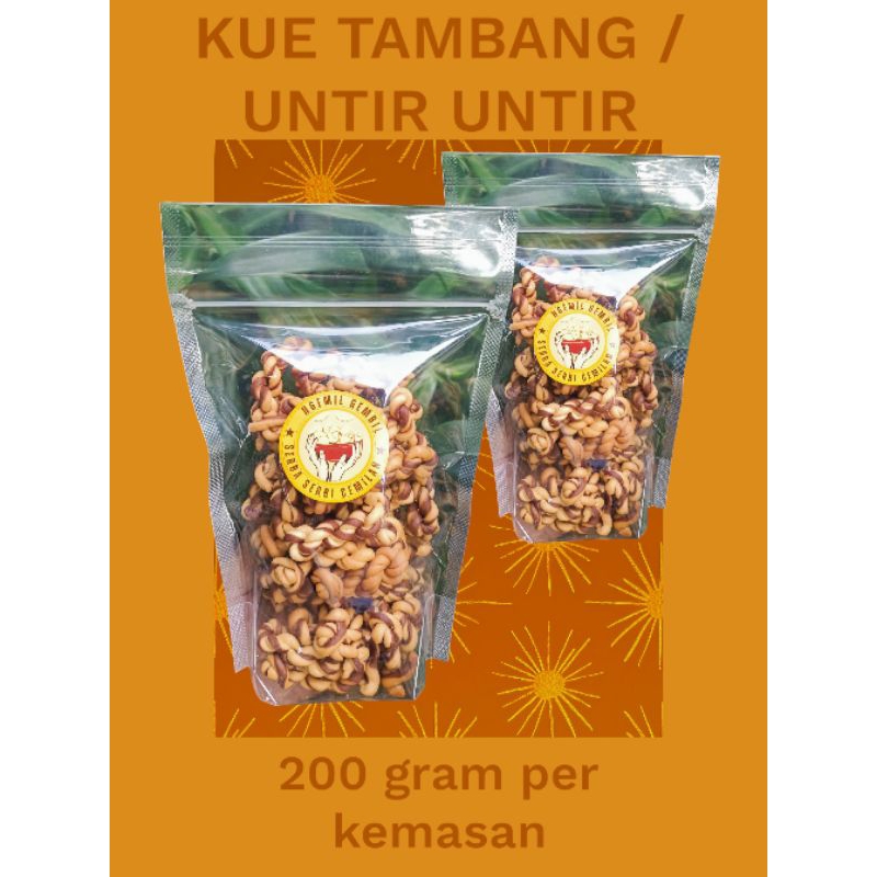 

KUE TAMBANG/ UNTIR UNTIR MANIS RENYAH GURIH