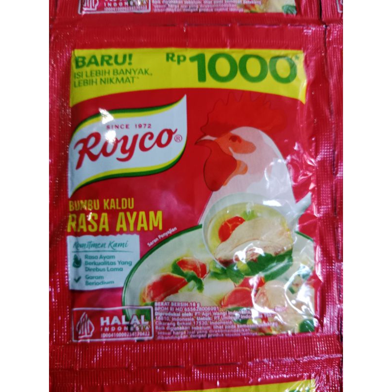 

royco bumbu kaldu rasa ayam saset (12pc)