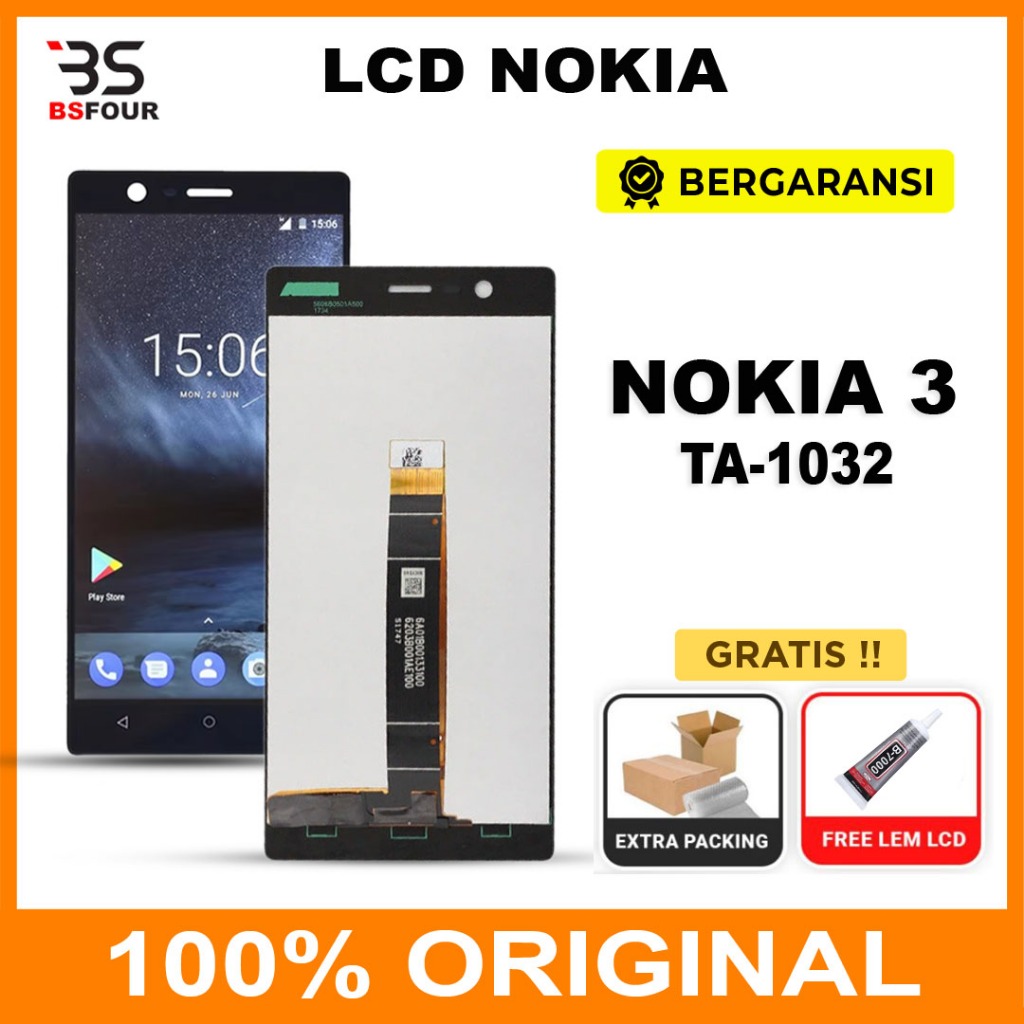 LCD NOKIA 3 / TA-1032 FULLSET TOUCHSCREEN