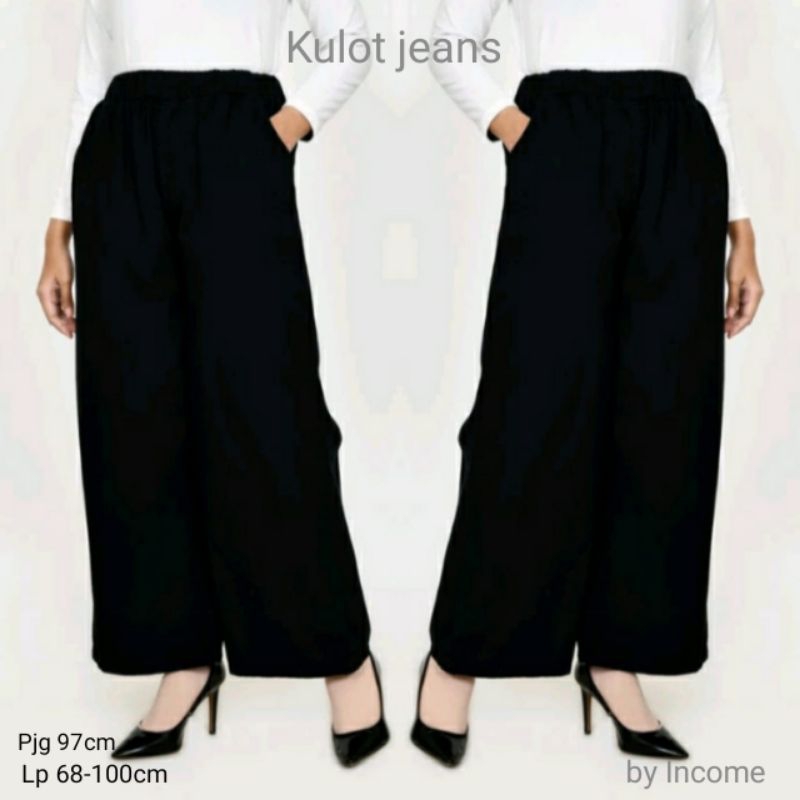 Kulot jeans/ Kulot kolor jeans#Kulot karet jeans#Celana kulotIncome#