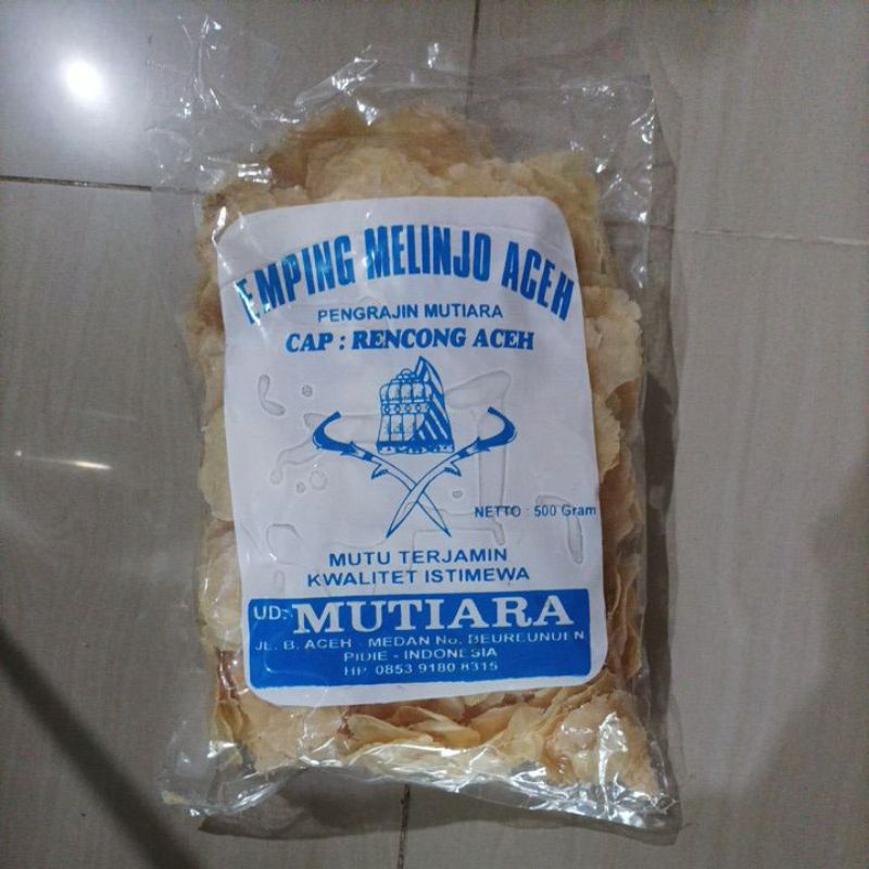 

emping melinjo aceh 500gr