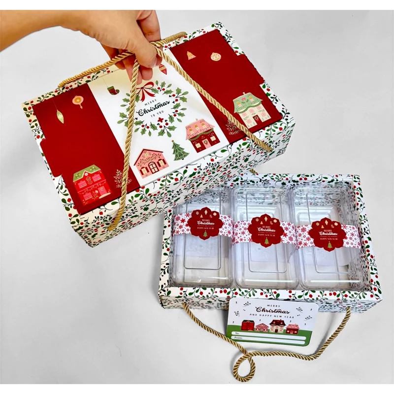 

5 Set Box Jinjing Lucia 24x15x7 Dus Kue Natal