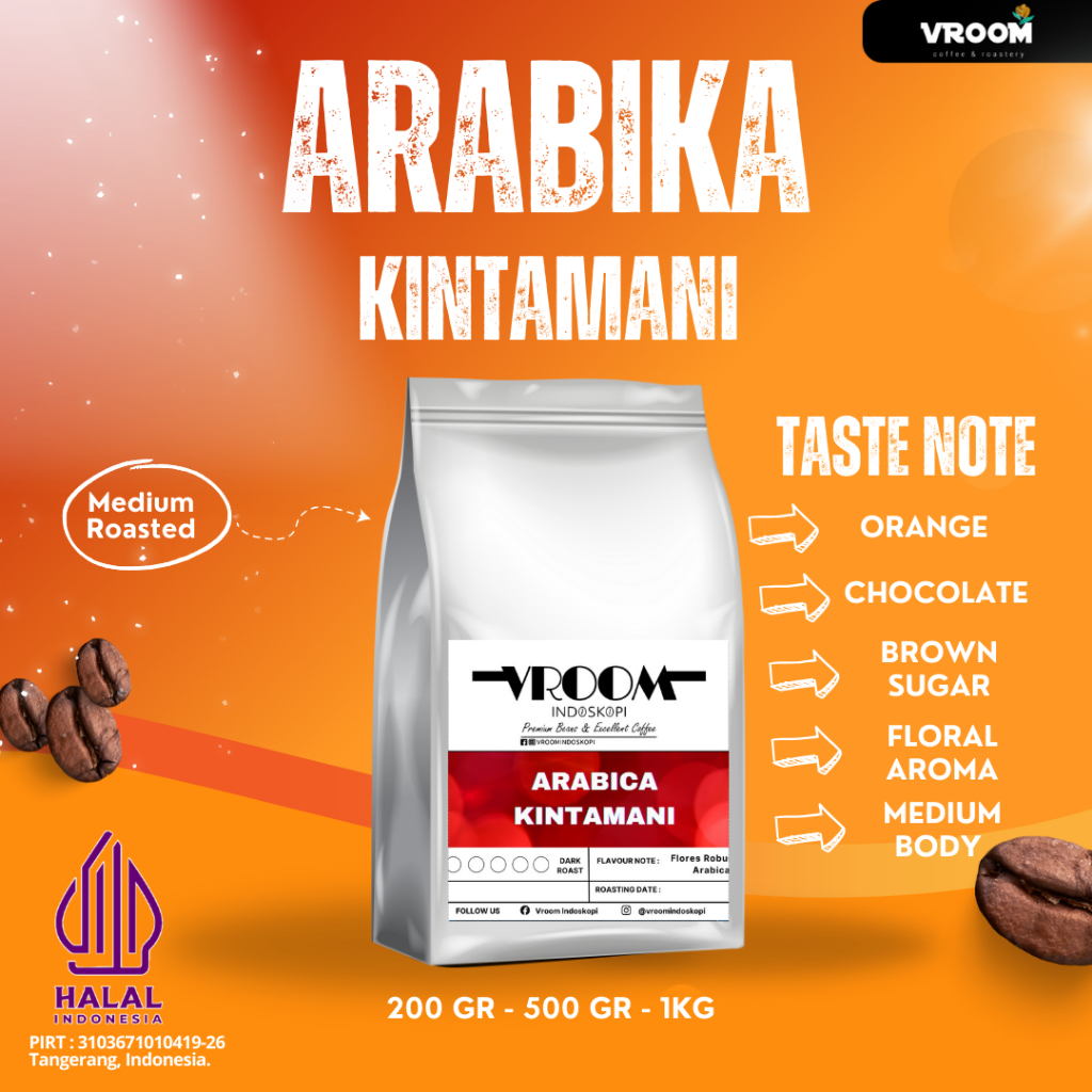 

Kopi Arabika Kintamani Bali Biji Kopi Matang Bubuk 1kg