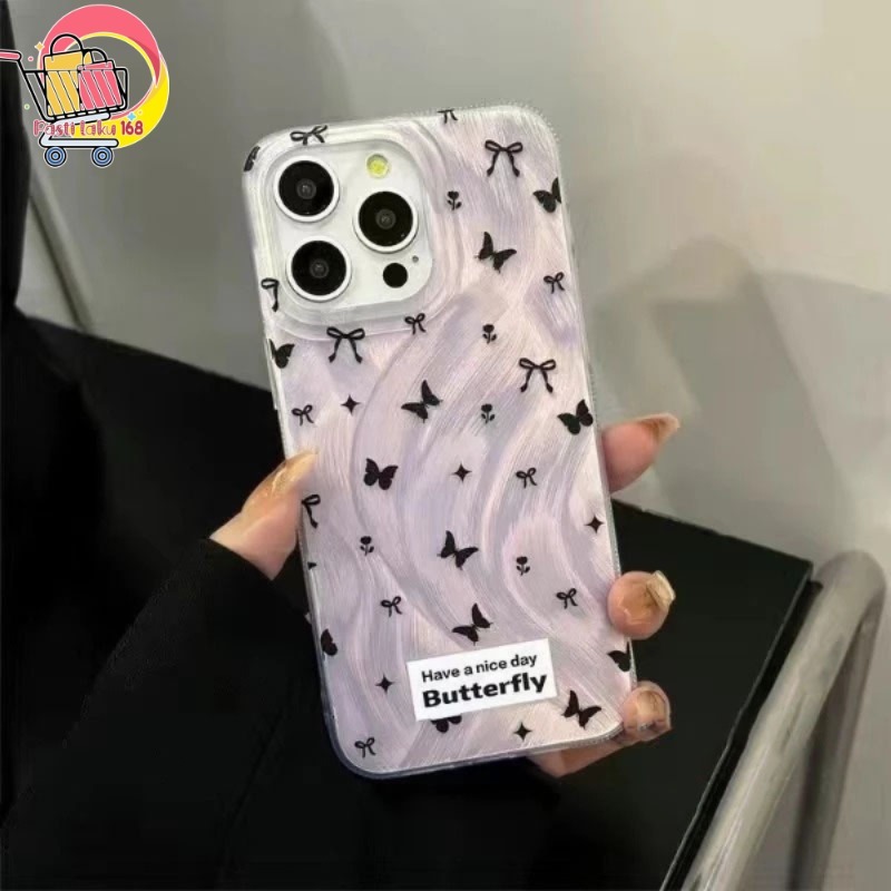 SS964 Case For Xiaomi Redmi NOTE 7 8 9 10 11 12 13 PRO POCO M3 M6 X6 X3 PRO Purple Butterfly Bow Nic